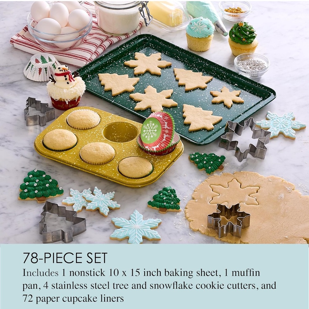 Chicago metallic holiday baking 78 pc set